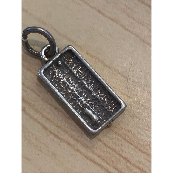 .925 Dominoes #game Sterling Silver Jewelry Charm - Picture 4 of 4